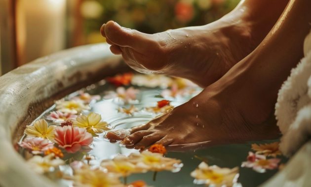 6 homemade foot soaks for beautiful feet