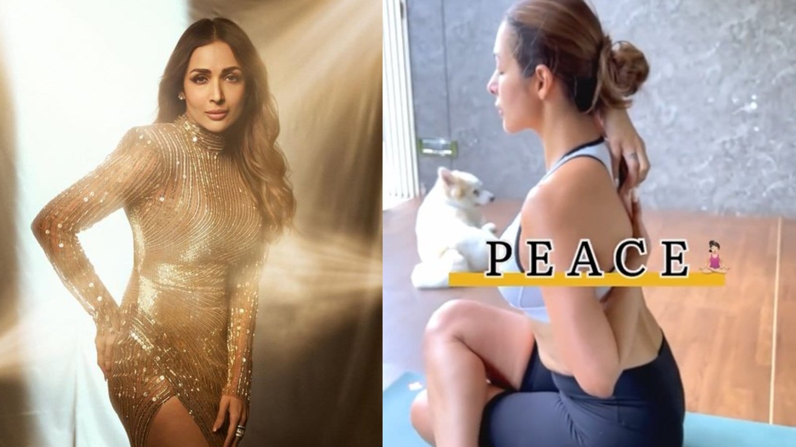 Malaika Arora shares peaceful yoga poses to calm mind